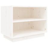 Vidaxl Shoe cabinet 60x34x45 cm Solid pine white