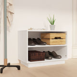 Vidaxl Shoe cabinet 60x34x45 cm Solid pine white