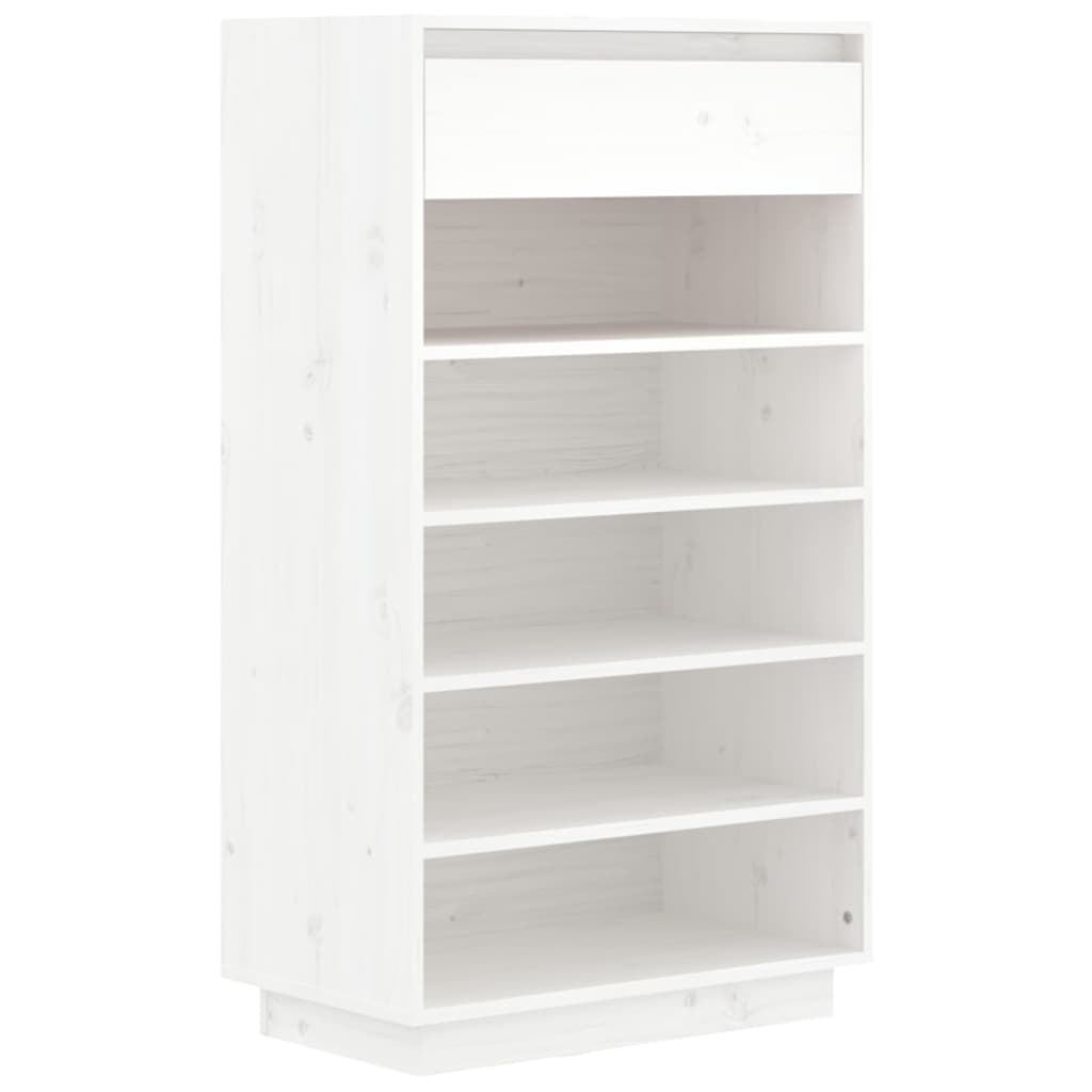 Vidaxl Schong Cabinet 60x34x105 cm falen Däiwel wäiss