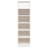 Vidaxl Shoe Cabinet 30x34x105 cm Solid Pine White