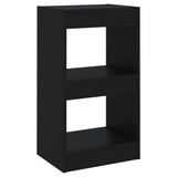 Vidaxl boekenkast kamerscherm 40x30x72 cm zwart