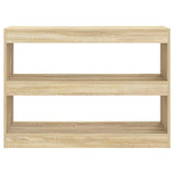 Vidaxl boekenkast kamerscherm 100x30x72 cm sonoma eikenkleurig
