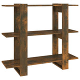 Vidaxl boekenkast kamerscherm 100x30x87 cm gerookt eikenkleurig