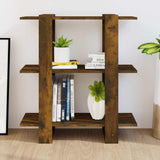 Vidaxl boekenkast kamerscherm 80x30x87 cm gerookt eikenkleurig