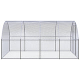 Vidaxl Chicken Run 3x4x2 M Galvanisé Steel