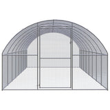 Vidaxl Chicken Run 3x8x2 M Galvanisé Steel