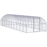 Vidaxl Chicken Run 3x10x2 M Galvanisé Steel