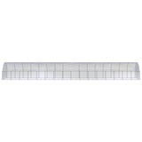 VidaXL Poulailler 3x16x2 m en acier galvanisé
