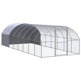 Vidaxl Chicken Run 3x8x2 M Galvanisé Steel