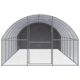 Vidaxl Chicken Run 3x8x2 M Galvanisé Steel