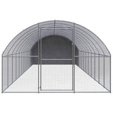 Vidaxl Chicken Run 3x12x2 m Galvanisé Steel
