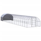 VidaXL Poulailler 3x16x2 m en acier galvanisé