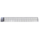 VidaXL Poulailler 3x16x2 m en acier galvanisé