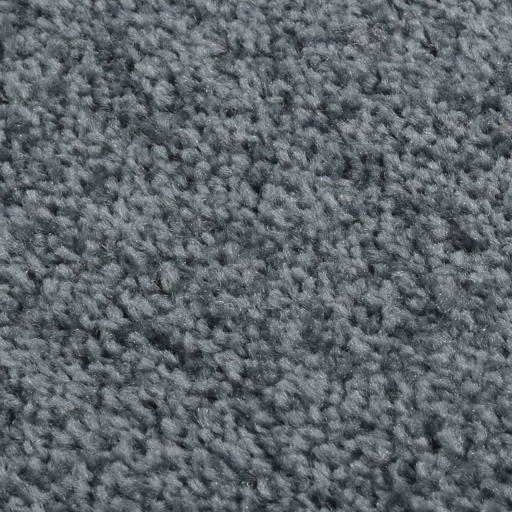 Vidaxl tapis kortpolig 160x230 cm anthracite -colored