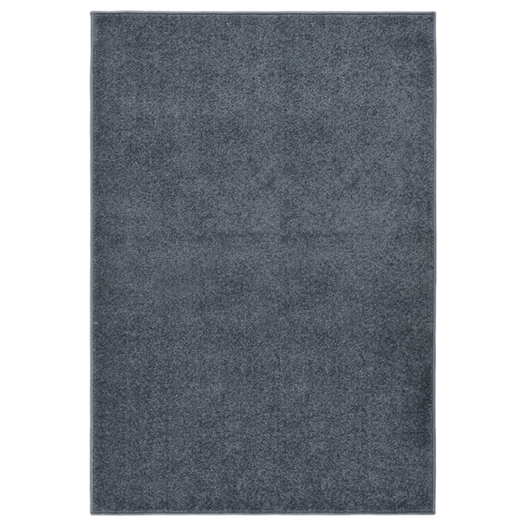 Vidaxl tapis kortpolig 200x290 cm anthracite -colored