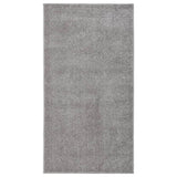 RUG VIDAXL KORTPOLIG 80X150 CM GRIS