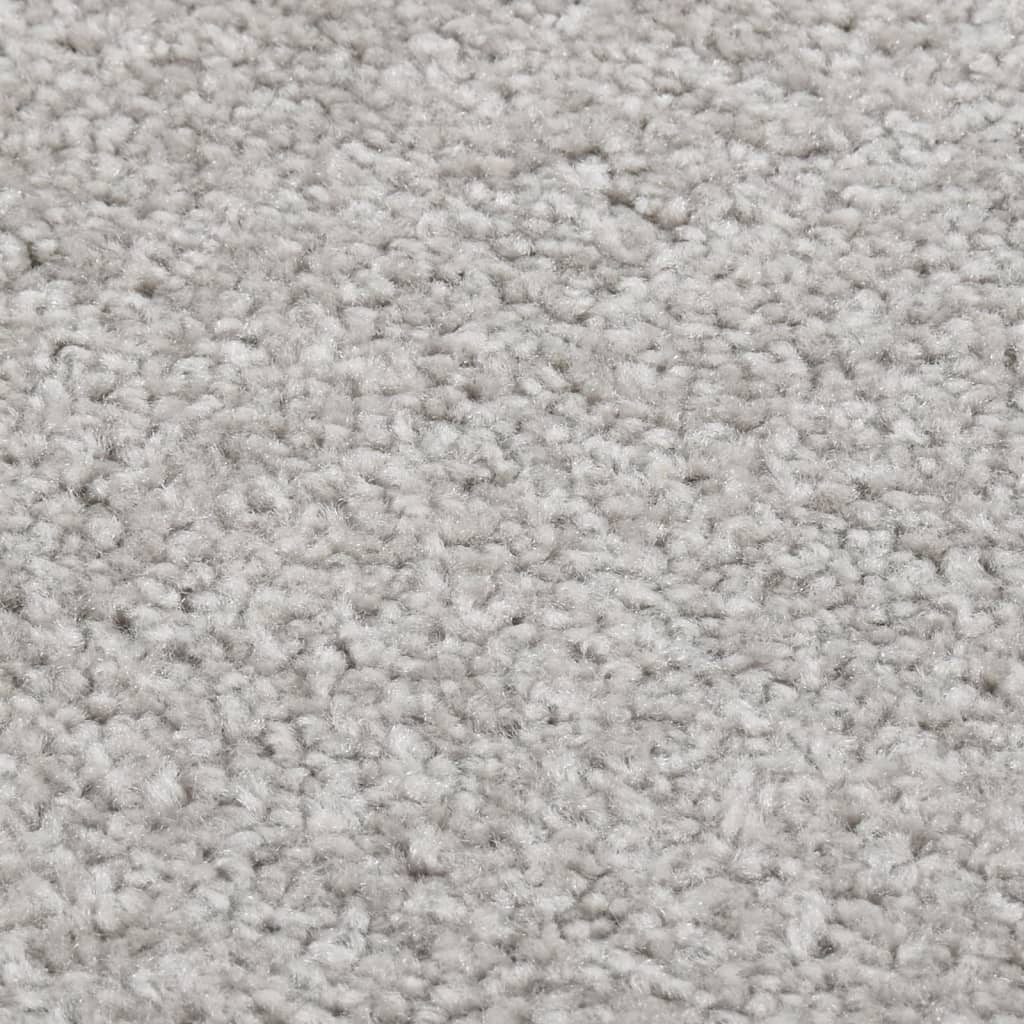 RUG VIDAXL KORTPOLIG 80X150 cm de gris claro