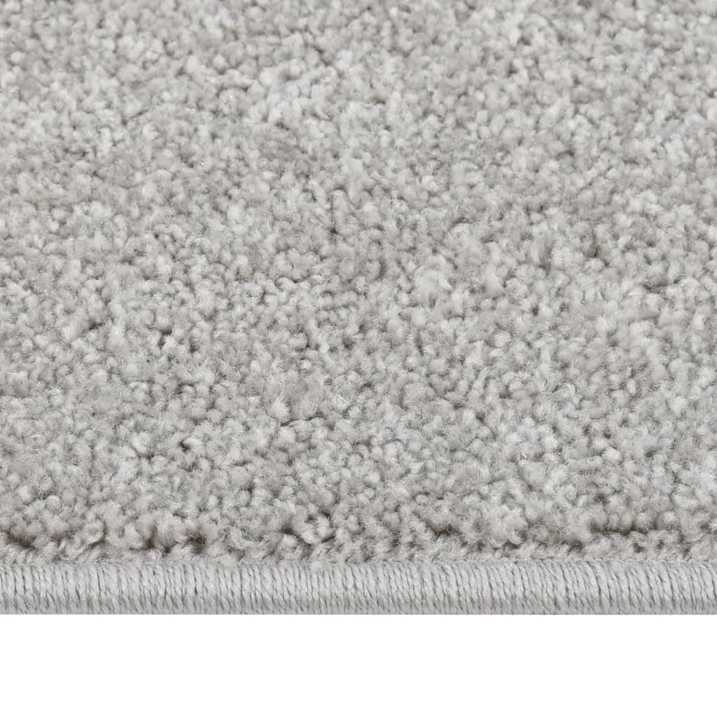 RUG VIDAXL KORTPOLIG 240X340 cm de gris claro