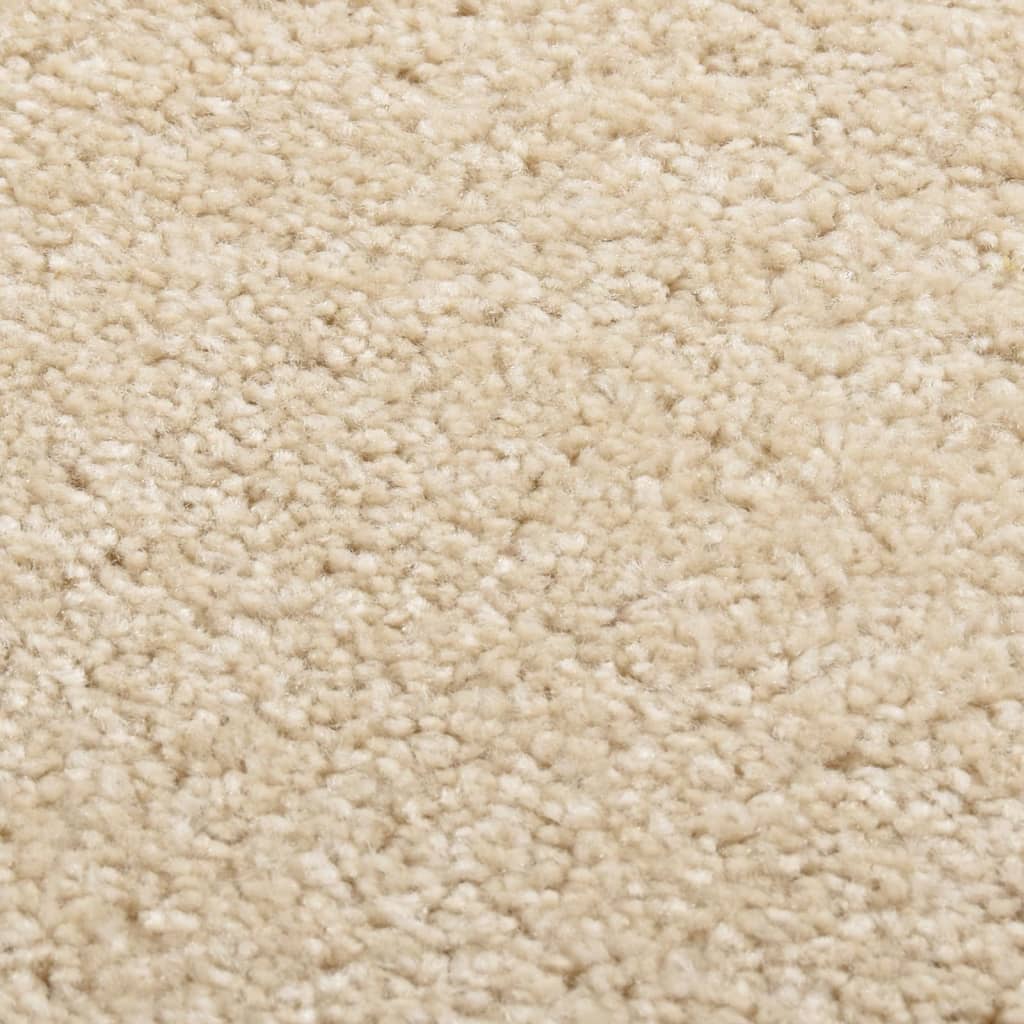 RUG VIDAXL KORTPOLIG 80X150 CM BEIGE