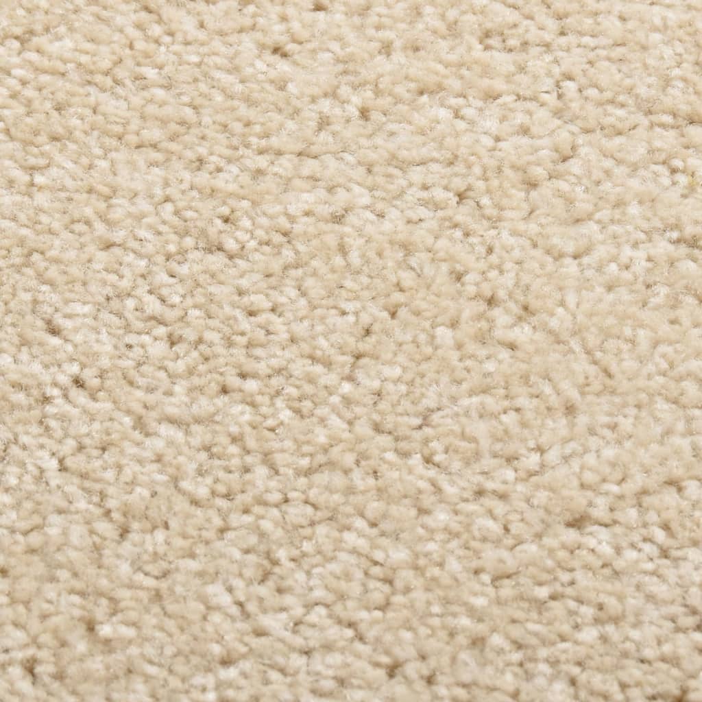Vidaxl tapis kortpolig 80x150 cm beige