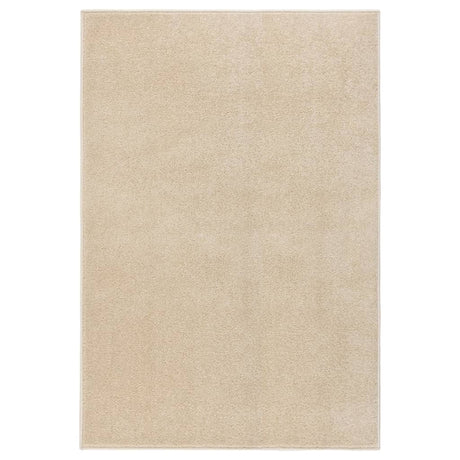 Vidaxl tapis kortpolig 160x230 cm beige