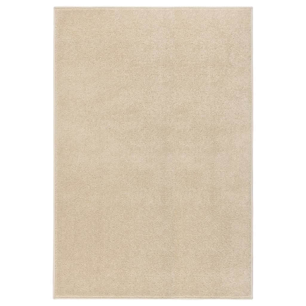 RUG VIDAXL KORTPOLIG 200X290 CM BEIGE