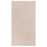 Vidaxl tapis kortpolig 80x150 cm beige sombre