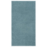 RUG VIDAXL KORTPOLIG 80X150 CM AZUL