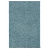 Vidaxl Rug Kortpolig 200x290 cm azul