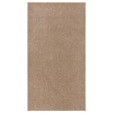 Tapis vidaxl kortpolig 80x150 cm brun