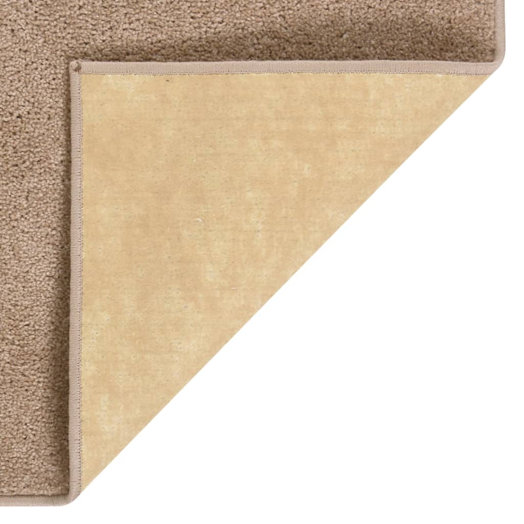 Tapis vidaxl kortpolig 80x150 cm brun
