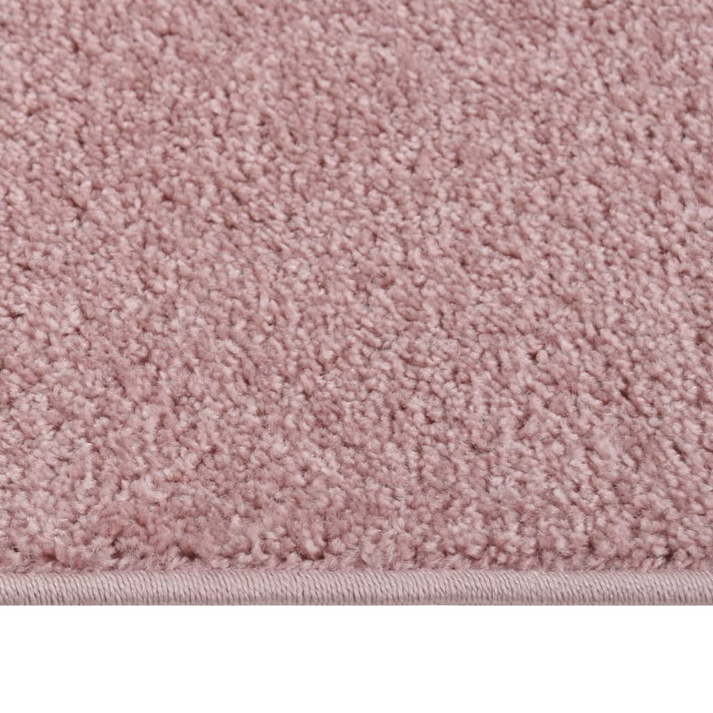 Vidaxl Teppich Kortpolig 80x150 cm Pink