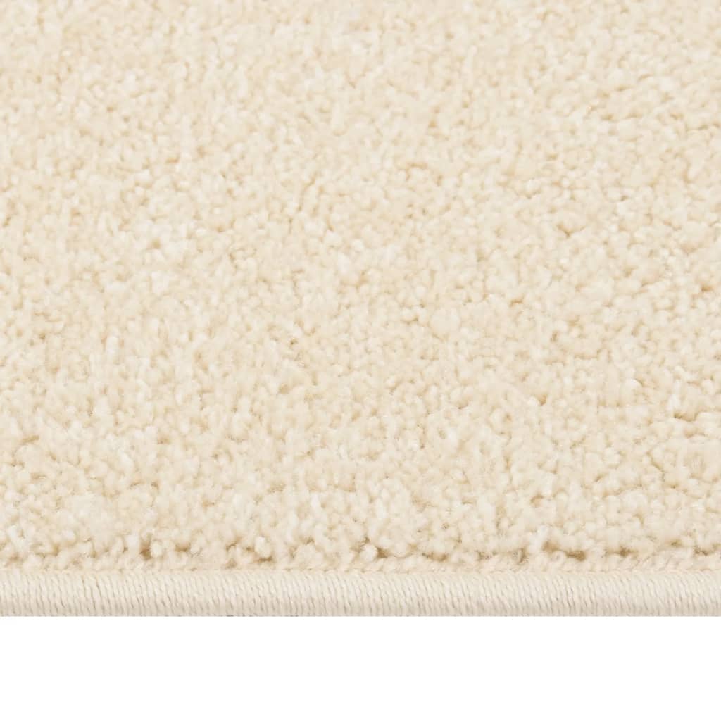 Vidaxl -mattan KortpOLIG 80x150 cm Cream -Colored