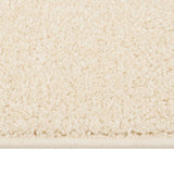 VIDAXL RUG KORTPOLIG 160x230 cm Crema