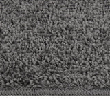 Tapis vidaxl Shaggy Anti-slip 80x150 cm gris foncé