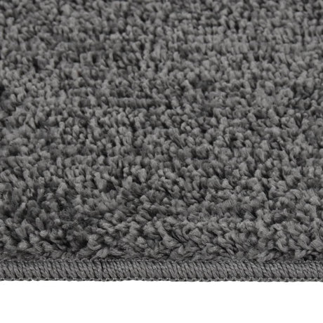 Tapis vidaxl Shaggy anti-glip 120x170 cm gris foncé