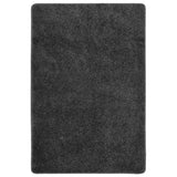 Tapis vidaxl Shaggy Anti-slip 140x200 cm gris foncé