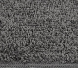 Tapis vidaxl Shaggy Anti-slip 140x200 cm gris foncé