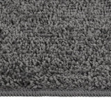 Vidaxl vloerkleed shaggy anti-slip 140x200 cm donkergrijs