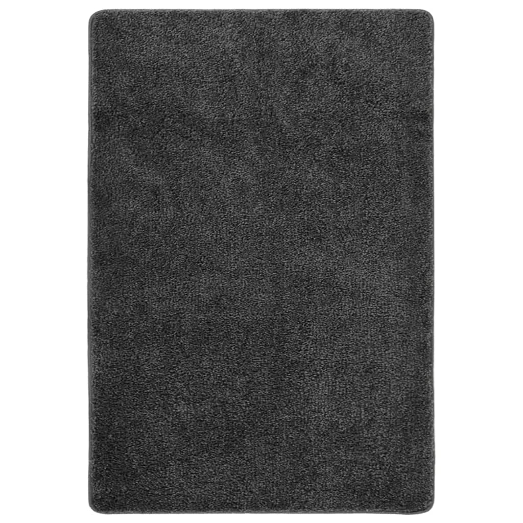 Vidaxl Rug Shaggy Anti-Slip 160x230 cm mørkegrå