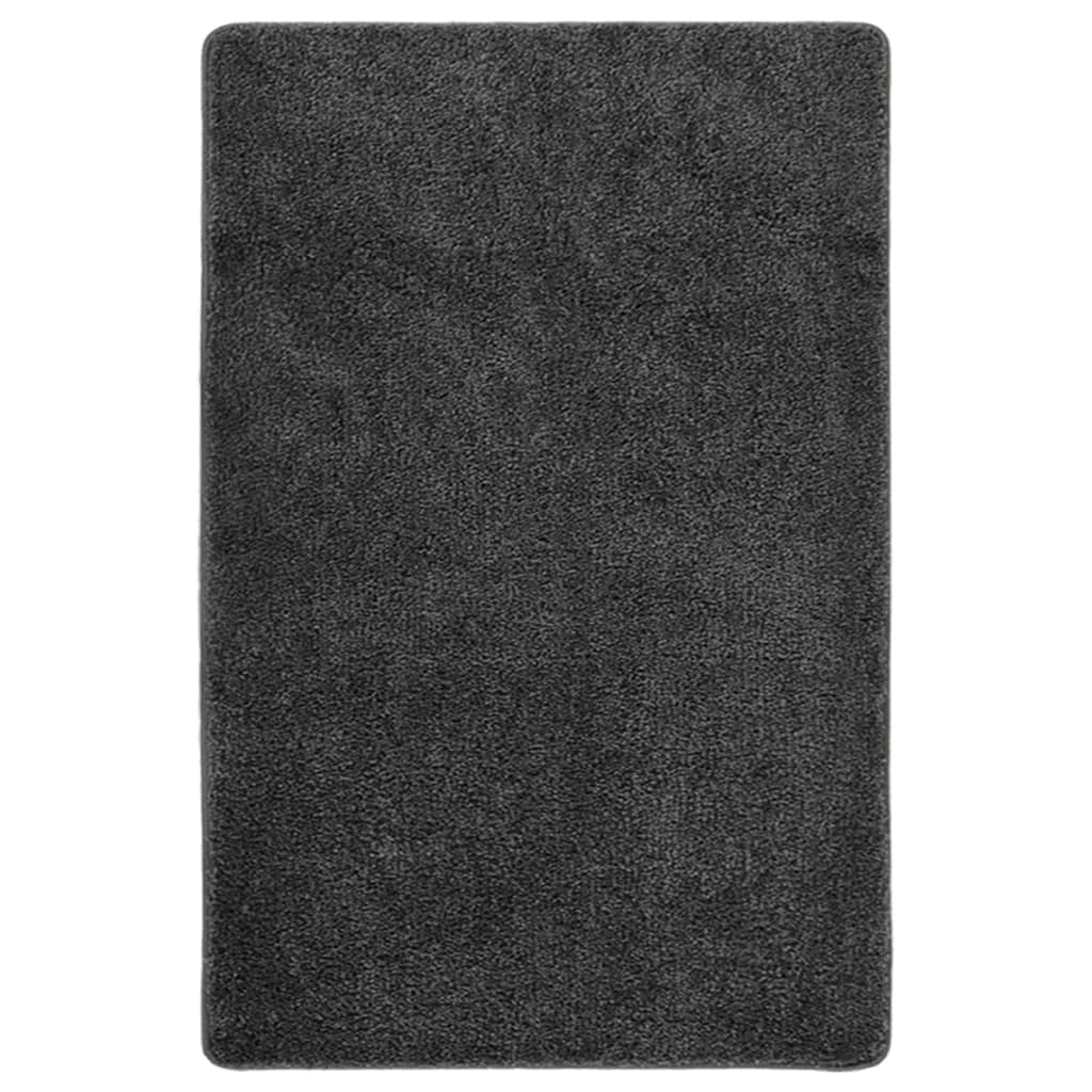 Vidaxl Rug Shaggy Anti-Slip 200x290 cm mørk grå