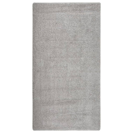 Tapis vidaxl shaggy anti-glip 80x150 cm gris clair