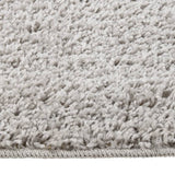 Tapis vidaxl shaggy anti-glip 80x150 cm gris clair