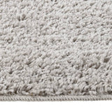 Vidaxl Rug Shaggy Anti-Slip 80x150 cm lysegrå