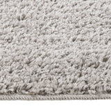 Vidaxl Rug Shaggy Anti-Slip 120x170 cm lysegrå