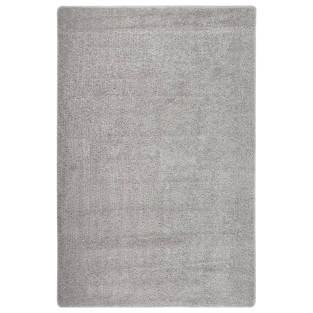 Vidaxl Rug Shaggy Anti-Slip 200x290 cm lysegrå