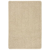 Tapis vidaxl Shaggy Anti-slip 120x170 cm de couleur crème