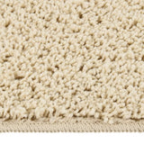 Tapis vidaxl Shaggy Anti-slip 200x290 cm de couleur crème