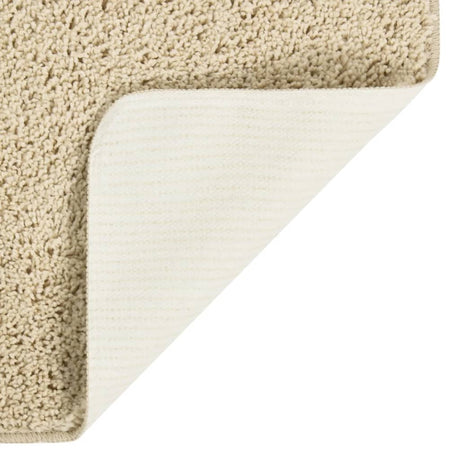 Tapis vidaxl Shaggy Anti-slip 200x290 cm de couleur crème