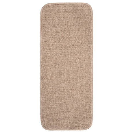 Vidaxl Escalier Mats 15 St Anti-Slip Rectangular 60x25 cm beige